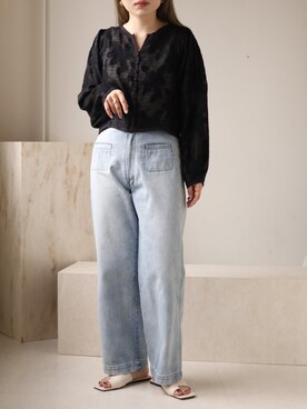 「babcode」｜「アイテム（ジャケット/アウター）」を使った、Bab pressさん（レディース・160cm）の冬コーディネート