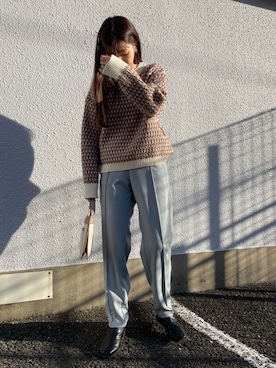 「Bab（バブ）のアイテム（パンツ）」を使った、Bab pressさん（レディース・160cm）の冬コーディネート