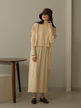 「Bab（バブ）のアイテム」を使った、Bab pressさん（レディース・166cm）の秋コーディネート