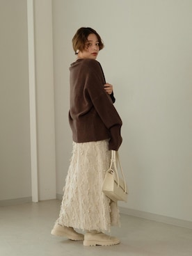 「Bab（バブ）のアイテム（バッグ）」を使った、Bab pressさん（レディース・155cm）の秋コーディネート