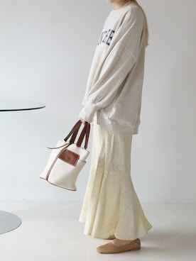 「Bab（バブ）のアイテム（バッグ）」を使った、Bab pressさん（レディース・160cm）の冬コーディネート