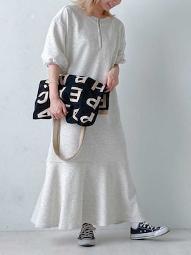 「Bab（バブ）のアイテム（バッグ）」を使った、Bab pressさん（レディース・155cm）の春コーディネート