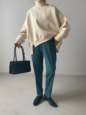 「Bab（バブ）のアイテム（パンツ）」を使った、Bab pressさん（レディース・160cm）の冬コーディネート