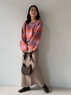 Bab pressさん（レディース・158cm）の冬コーディネート