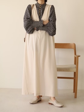 「babcode」｜「アイテム（ワンピース/ドレス）」を使った、Bab pressさん（レディース・158cm）の冬コーディネート