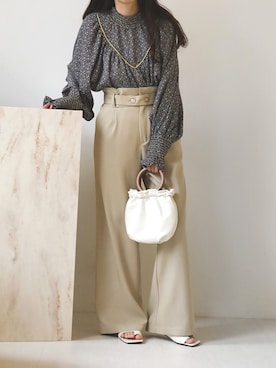 「Bab（バブ）のアイテム（パンツ）」を使った、Bab pressさん（レディース・160cm）の冬コーディネート