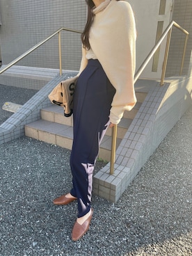 「Bab（バブ）のアイテム（パンツ）」を使った、Bab pressさん（レディース・160cm）の冬コーディネート