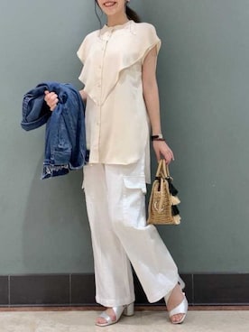 「Bab（バブ）のアイテム」を使った、Bab pressさん（レディース・157cm）の春コーディネート