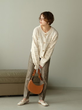 「Bab（バブ）のアイテム（パンツ）」を使った、Bab pressさん（レディース・155cm）の秋コーディネート