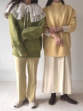 「Bab（バブ）のアイテム」を使った、Bab pressさん（レディース・160cm）の冬コーディネート