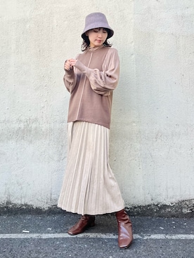 まりえってぃ【個性派マニッシュ】さん(レディース・156cm)の冬コーディネート