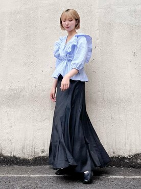 まりえってぃ【個性派マニッシュ】さん（レディース・156cm）の夏コーディネート