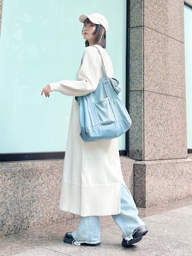 「アイテム（ワンピース/ドレス）」を使った、まりえってぃ【個性派マニッシュ】さん（レディース・156cm・20代）の秋コーディネート
