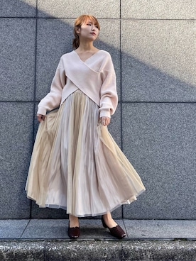 まりえってぃ【個性派マニッシュ】さん(レディース・156cm)の春コーディネート