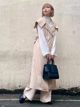 まりえってぃ【個性派マニッシュ】さん(レディース・156cm)の春コーディネート