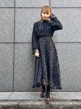 まりえってぃ【個性派マニッシュ】さん(レディース・156cm)の冬コーディネート