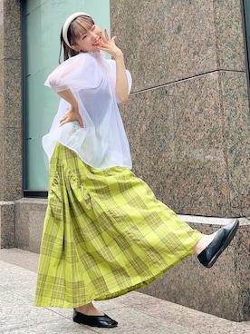 まりえってぃ【個性派マニッシュ】さん(レディース・156cm)の夏コーディネート