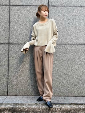 まりえってぃ【個性派マニッシュ】さん（レディース・156cm）の冬コーディネート