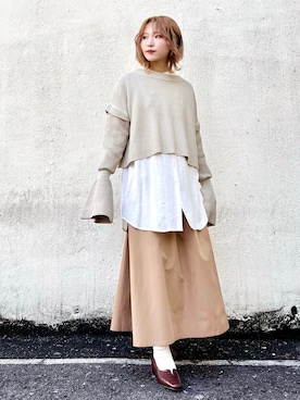まりえってぃ【個性派マニッシュ】さん（レディース・156cm）の春コーディネート
