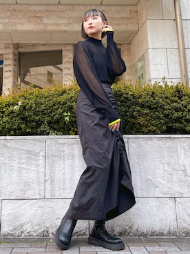 まりえってぃ【個性派マニッシュ】さん（レディース・156cm）の春コーディネート