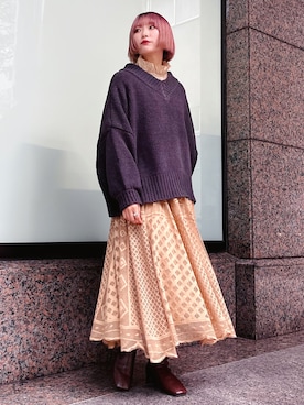 まりえってぃ【個性派マニッシュ】さん(レディース・156cm)の秋コーディネート