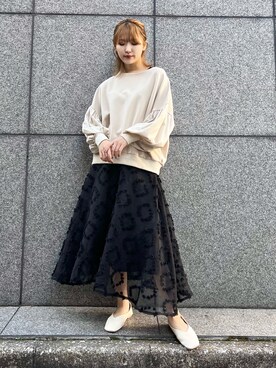 まりえってぃ【個性派マニッシュ】さん(レディース・156cm)の冬コーディネート