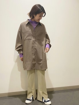 ohmori anzuさん（レディース・154cm）の秋コーディネート