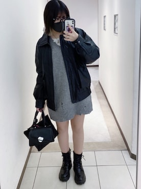 ことねさん（レディース・159cm）の冬コーディネート