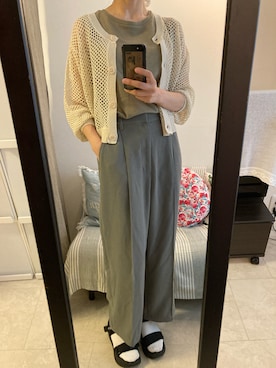「Java（ジャバ）のアイテム」を使った、monaさん（レディース・163cm）の夏コーディネート