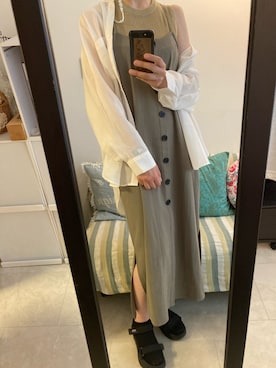 「Java（ジャバ）のアイテム」を使った、monaさん（レディース・163cm）の秋コーディネート