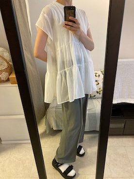 「Java（ジャバ）のアイテム」を使った、monaさん（レディース・163cm）の夏コーディネート