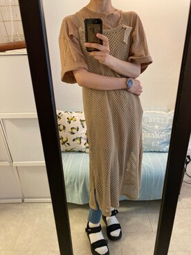 monaさん（レディース・163cm）の夏コーディネート