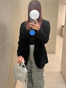 「Dr. Martens（ドクターマーチン）のDr.ﾏｰﾁﾝ　1460　8ホール（ブーツ）」を使った、Yuriiiinaさん（レディース・163cm）の春コーディネート