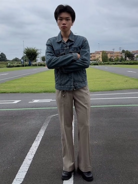 「KLEMAN（クレマン）のアイテム（ドレスシューズ）」を使った、りゅうきさん（メンズ・170cm）の秋コーディネート