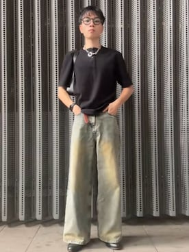 「Chikashitsu +（チカシツプラス）のアイテム」を使った、りゅうきさん（メンズ・170cm）の夏コーディネート