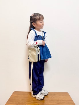 「devirock（デビロック）のアイテム」を使った、892kiさん（キッズ・110cm）の春コーディネート