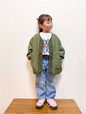 892kiさん（キッズ・110cm）の春コーディネート