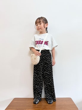 「coca（coca）（コカ）のアイテム」を使った、892kiさん（キッズ・110cm）の夏コーディネート