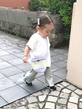 「アイテム（ヘアピン）」を使った、892kiさん（キッズ・80cm）の夏コーディネート
