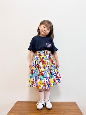 「MAKE YOUR DAY（メイクユアデイ）のアイテム」を使った、892kiさん（キッズ・110cm）の春コーディネート
