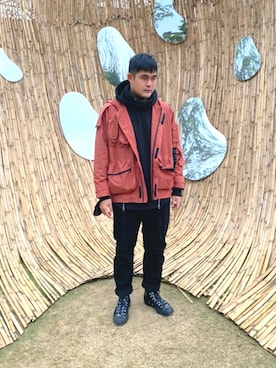 「CONVERSE（コンバース）のアイテム（その他シューズ）」を使った、wade_sssさん（メンズ・181cm）の秋コーディネート