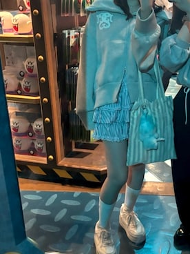 「アイテム（レッグウェア）」を使った、𝕽さん（レディース・165cm）の秋コーディネート