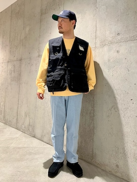 「ROTHCO（ロスコ）のアイテム（トップス）」を使った、Jun さん（メンズ・176cm）の春コーディネート