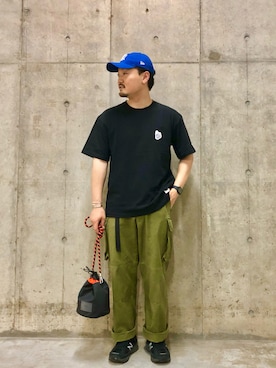「URBAN RESEARCH Sonny Label（アーバンリサーチサニーレーベル）のアイテム（アクセサリー）」を使った、Jun さん（メンズ・176cm）の夏コーディネート