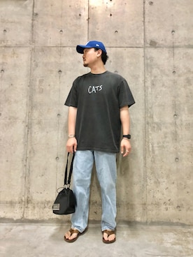 「URBAN RESEARCH Sonny Label（アーバンリサーチサニーレーベル）のアイテム（アクセサリー）」を使った、Jun さん（メンズ・176cm）の夏コーディネート
