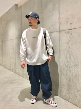 「CANTERA（カンテラ）のアイテム」を使った、Jun さん（メンズ・176cm）の秋コーディネート