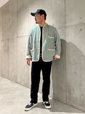「ARMY TWILL（アーミーツイル）のアイテム（トップス）」を使った、Jun さん（メンズ・176cm）の冬コーディネート