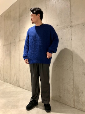 「TRICOTS JEAN MARC」｜Jun さん（メンズ・176cm）の秋コーディネート