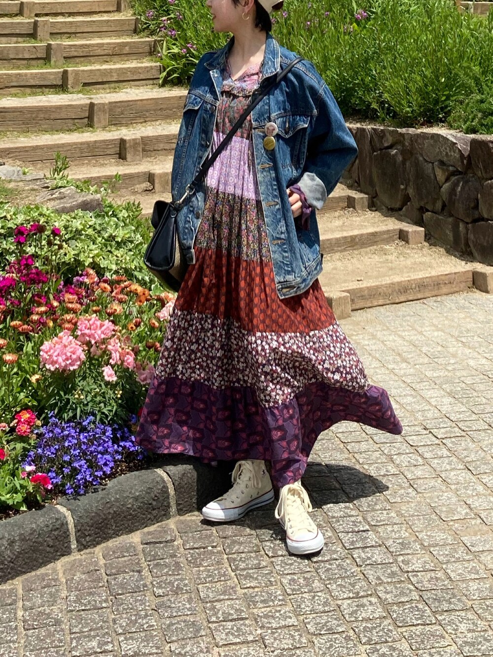 Dot＆Stripes CHILD WOMAN リバティワンピース（Dot&Stripes
