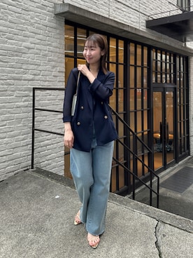 「PAPILLONNER（パピヨネ）のアイテム」を使った、ajiiko27さん（レディース・160cm）の春コーディネート